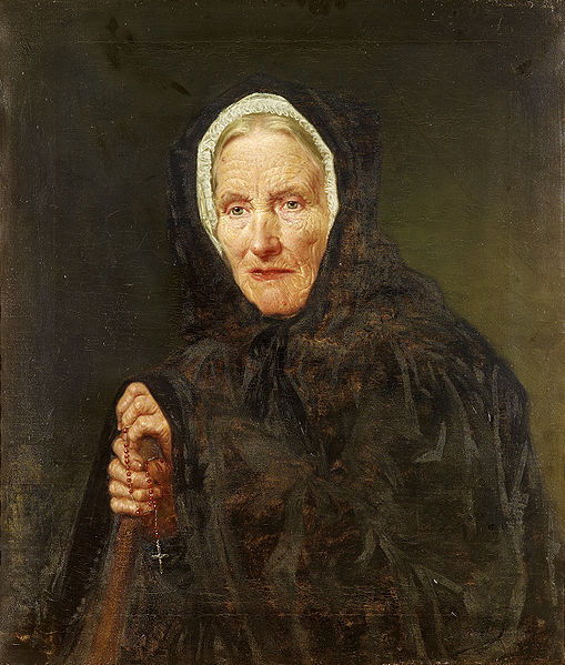 Old Woman with a Rosary